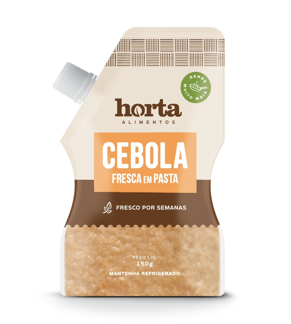 Temp Fresco Pasta Horta Alimentos Cebola 150g