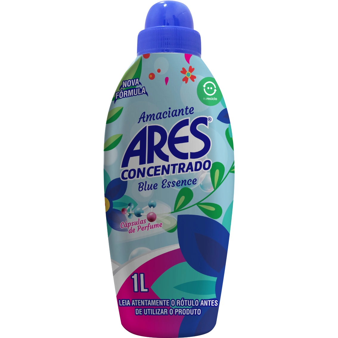 Amaciante De Roupas Concentrado Essence Blue Ares 500ml