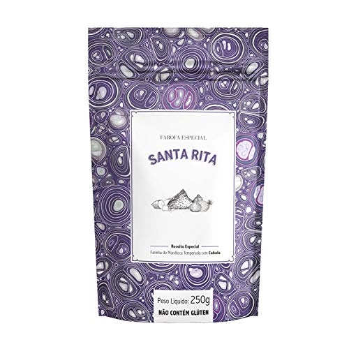 Farofa Especial Mandioca Temperada Cebola 250gr Santa Rita