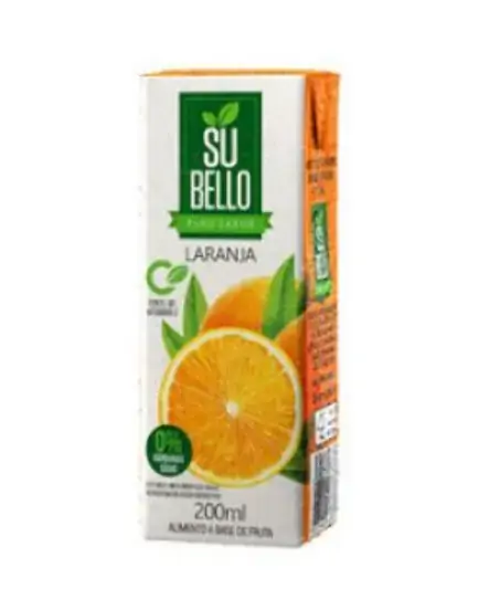 Bebida Adoçada Laranja Subello Caixa 200ml