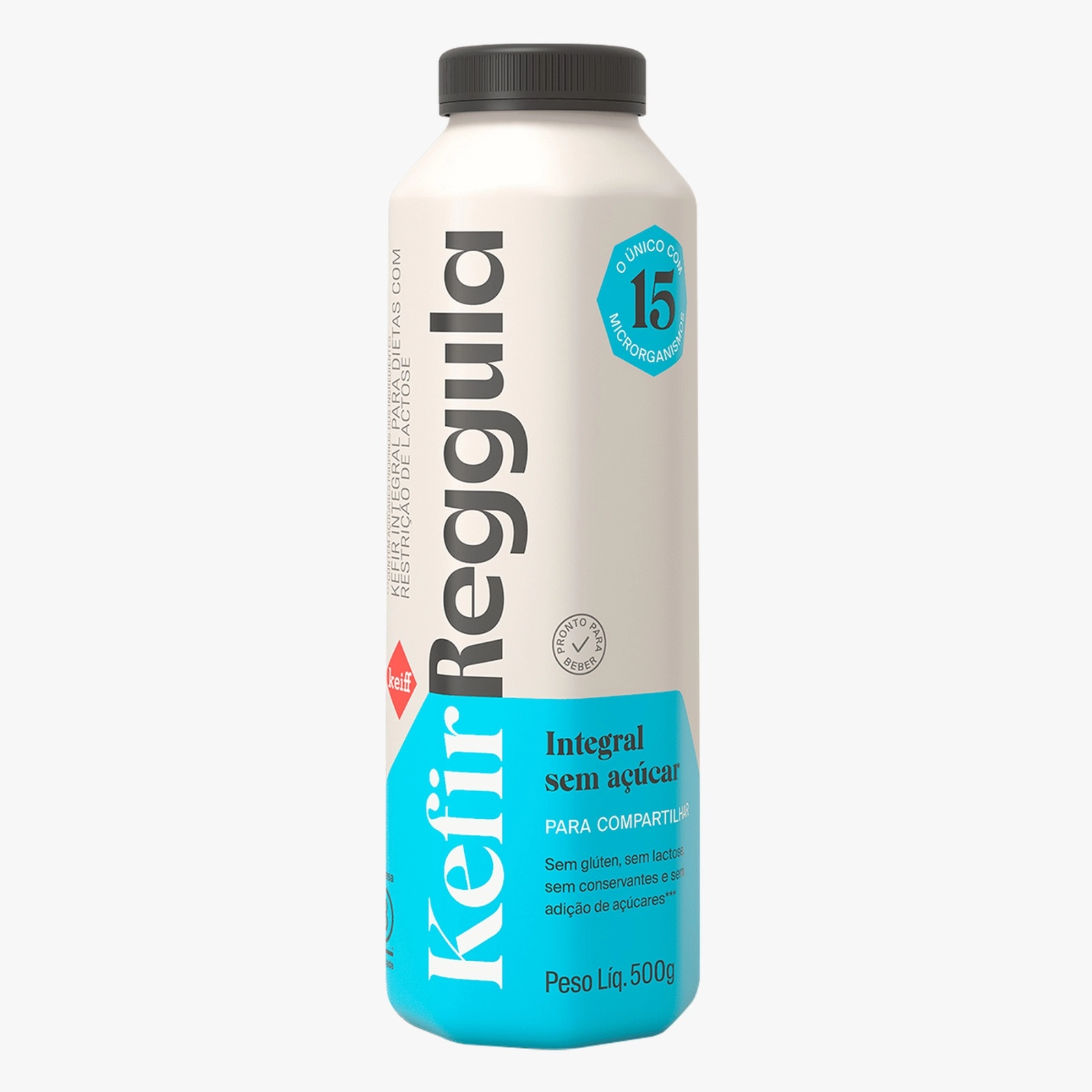 Kefir Integral Zero Lactose Kefir Reggula Frasco 500g