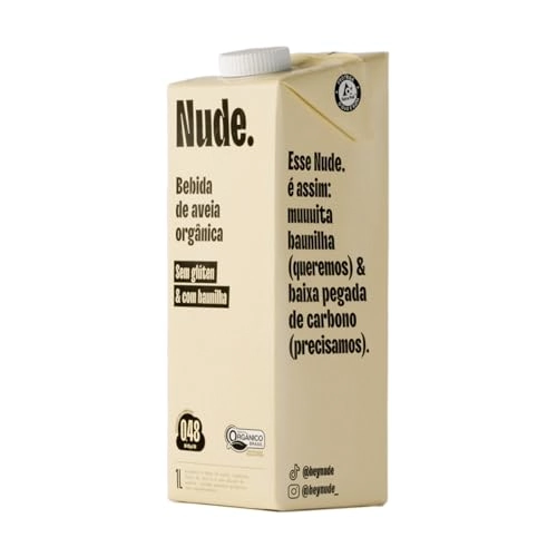 Bebida à Base De Aveia Orgânica Baunilha Nude. Caixa 1l