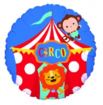 Balao 18 Metalizado Redondo Circo