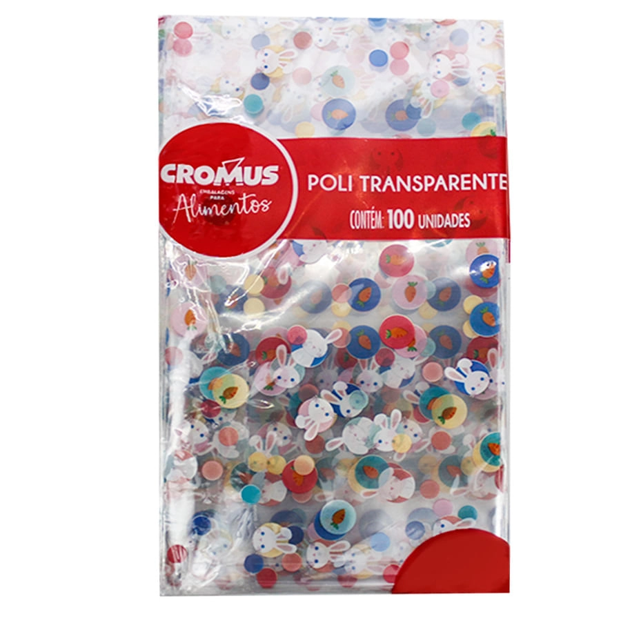 Saco Transp 15x22 Os Coelhinhos 100un 11300719 Cromus