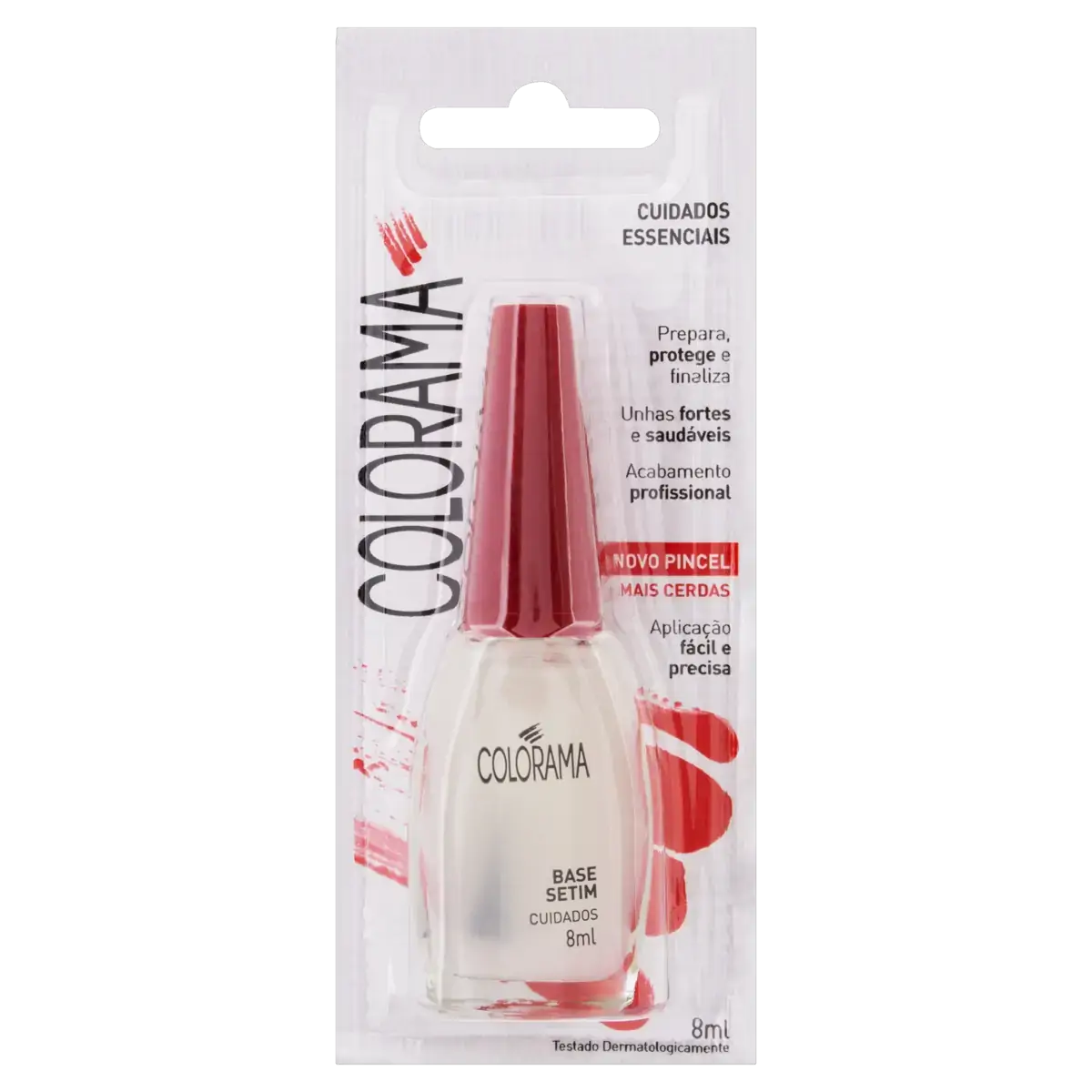 Esmalte Base Cetim Colorama Cuidados Essenciais Blister 8ml