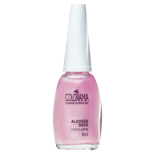 Esmalte Cintilante Algodao Doce 8ml Colorama