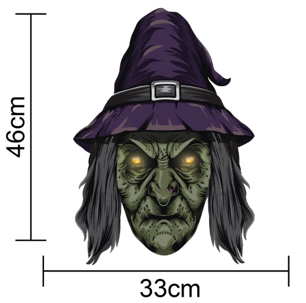 Painel Imp Halloween Horripilante Bruxa 205217 Piffer