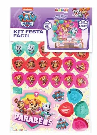 Kit Festa Facil Patrulha Canina Girls 03x01 352009