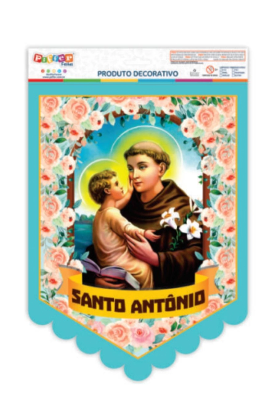 Painel Junino Novo Cart Estandarte Santo Antonio 03x01 204297