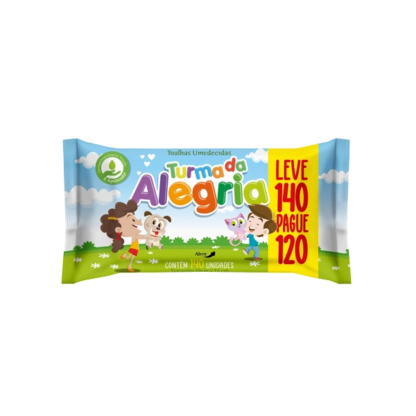 Toalhas Umed.turma Alegria Lv140 Pg120