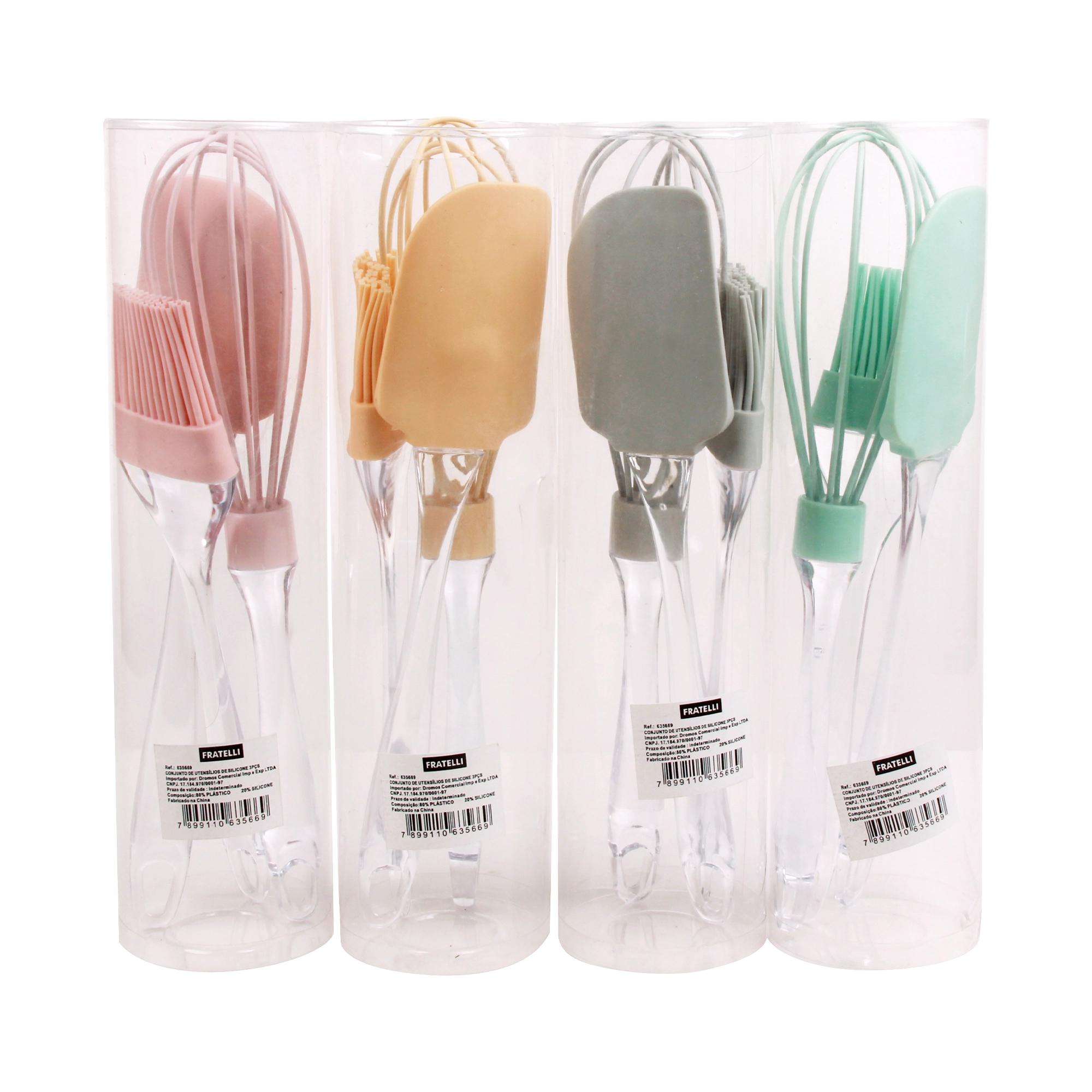 Kit Pincelespatulabatedor Silicone