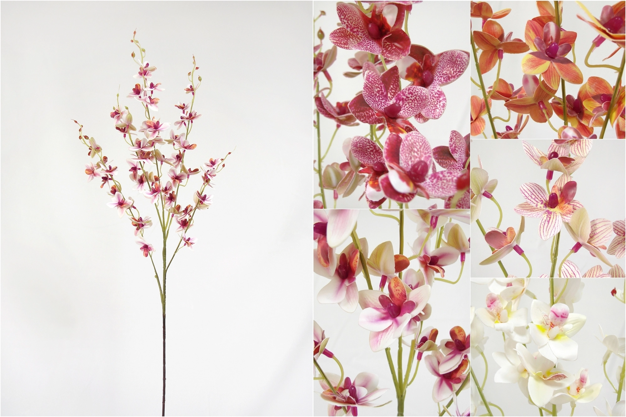 Galho Mini Orquidea 3d X5 1.05m 03916 H8