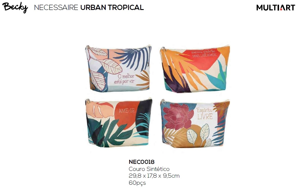 Necessaire Urban Tropical Nec0018 Multiart