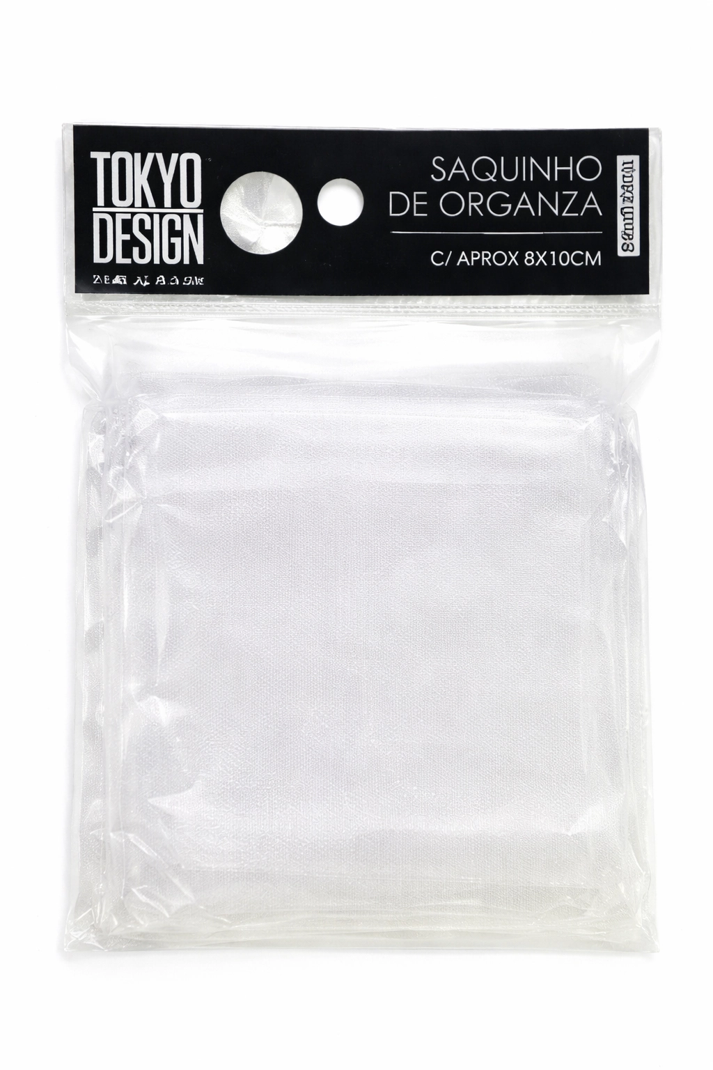 Saco Organza Branco C/10 9x12cm Ref.sac0912
