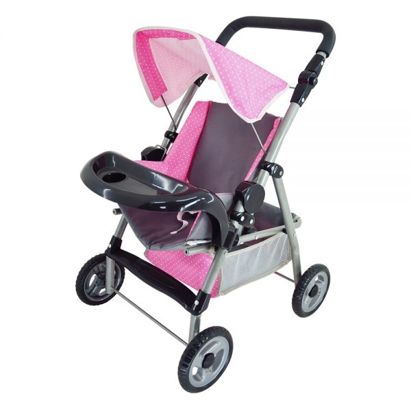 Carrinho Para Boneca Baby Plus Dm Toys