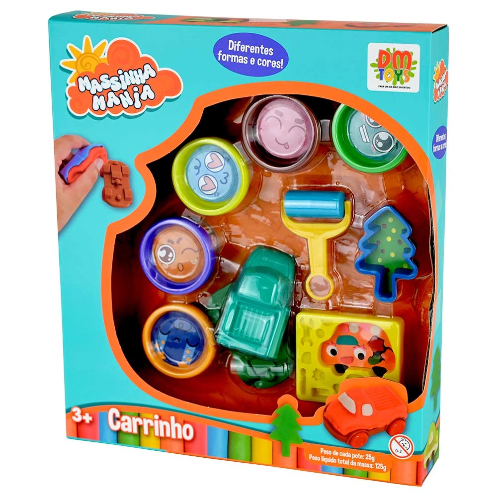 Massinha Mania Carrinho Dmt6631 Dm Brasil