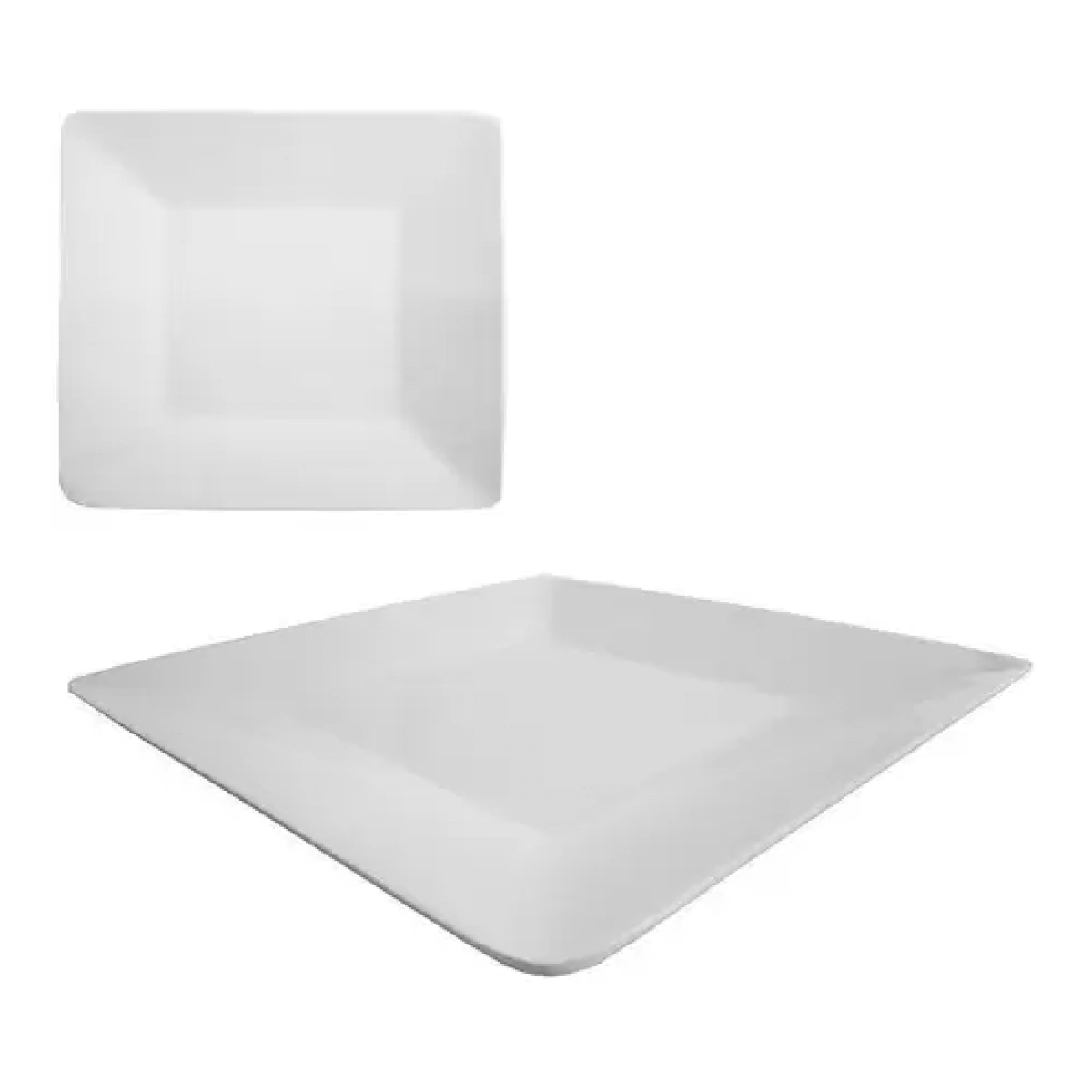 Mel Branca Prato Quadrado 20cm 29142bb