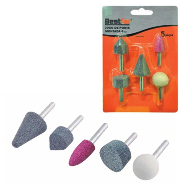 Pedra Bestfer Pontada P/furad. 05 Pcs