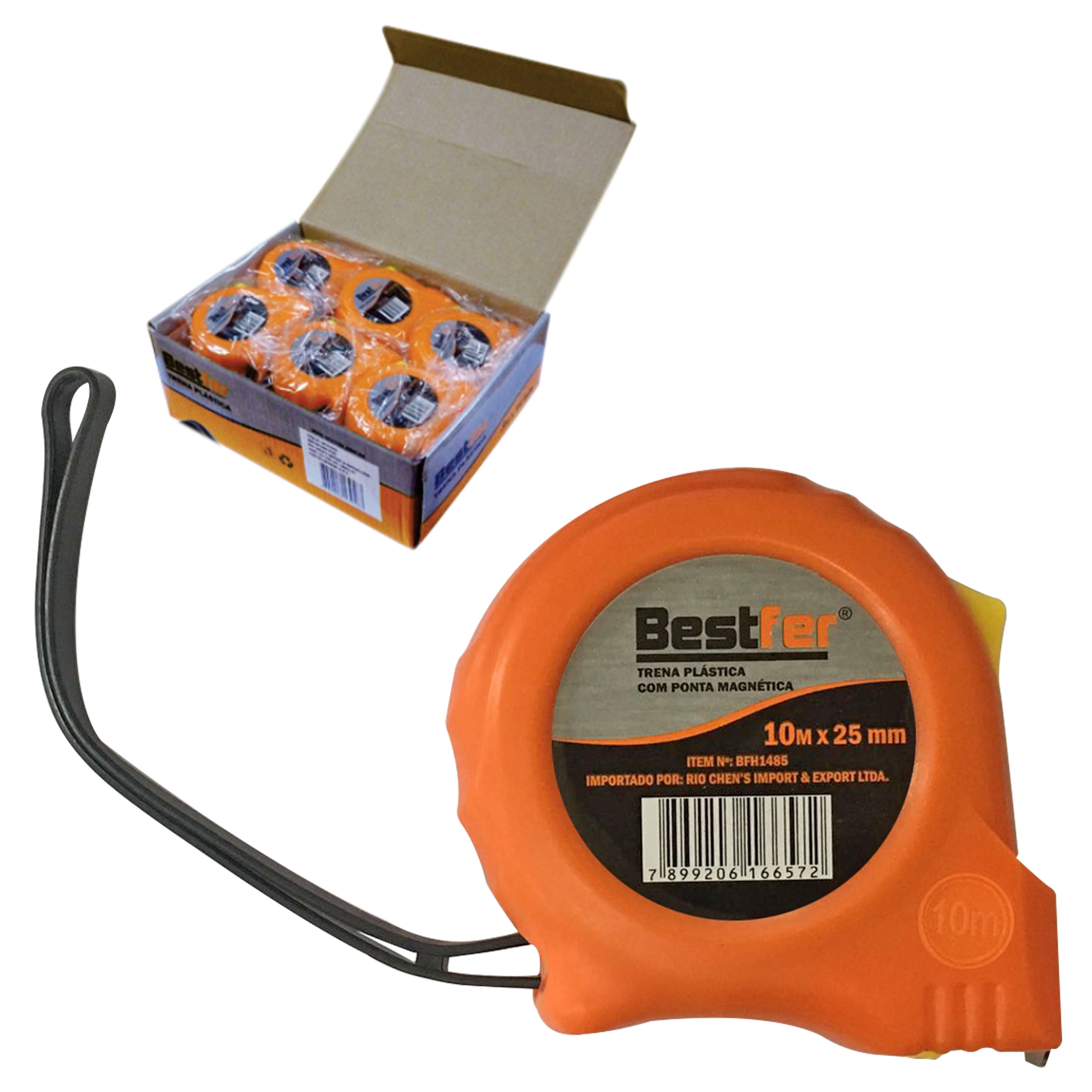 Trena 10mx25mm Ponta Magnetica Bfh1485 Bestfer