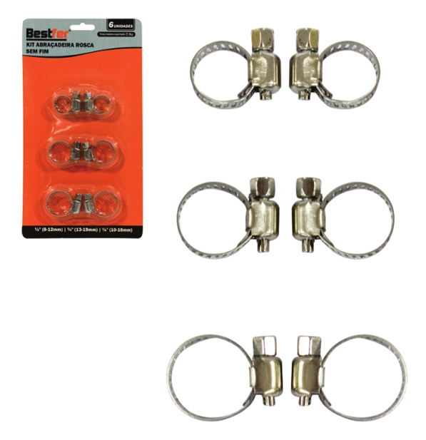 Bf Kit Abracadeira Rosca S/ Fim Ref. Bfh1796