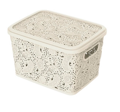 Cesto Organizador Com Tampa 5.5 Lts 639 Uninjet
