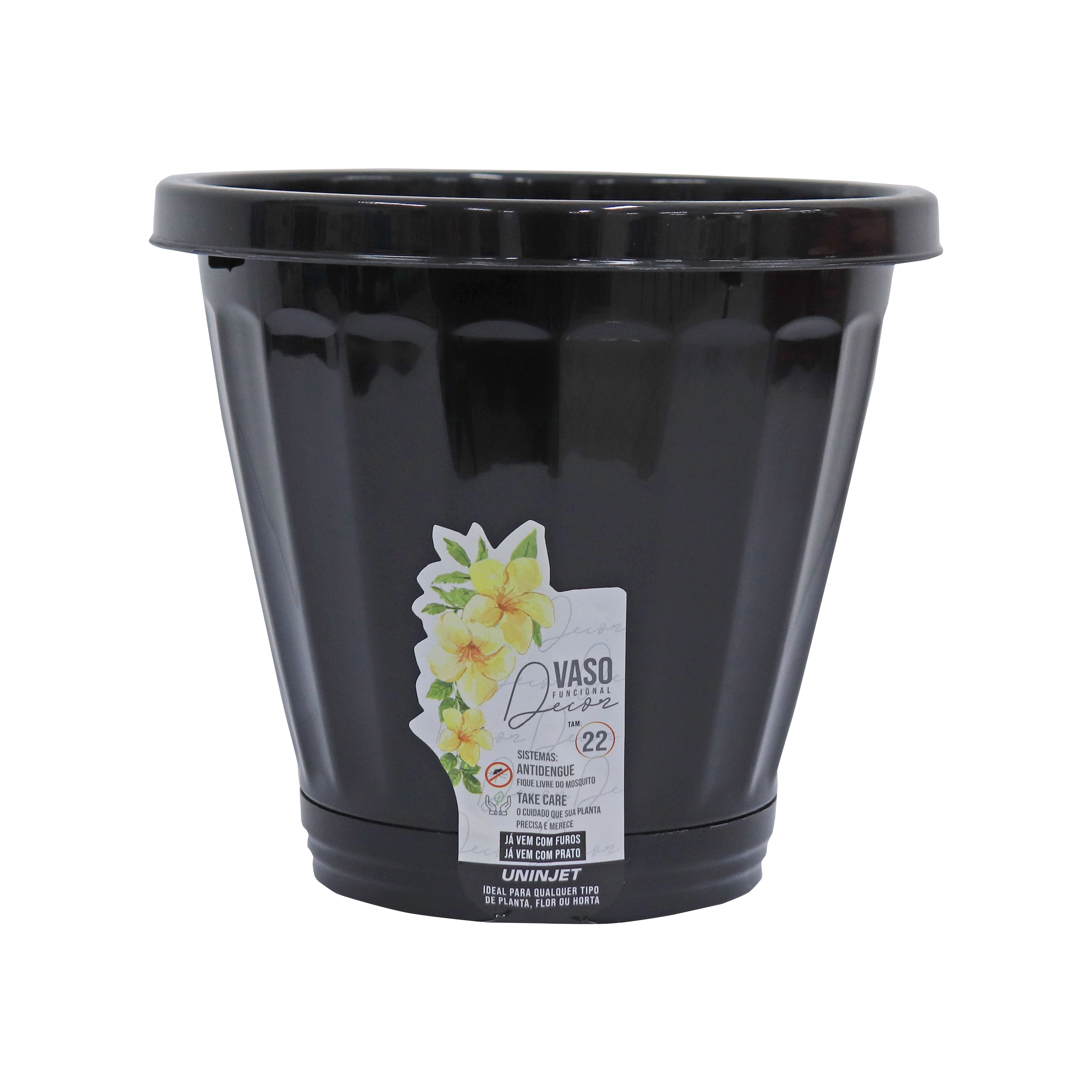 B Vaso N.17 C/ Prato Pp Pret 0812 47508