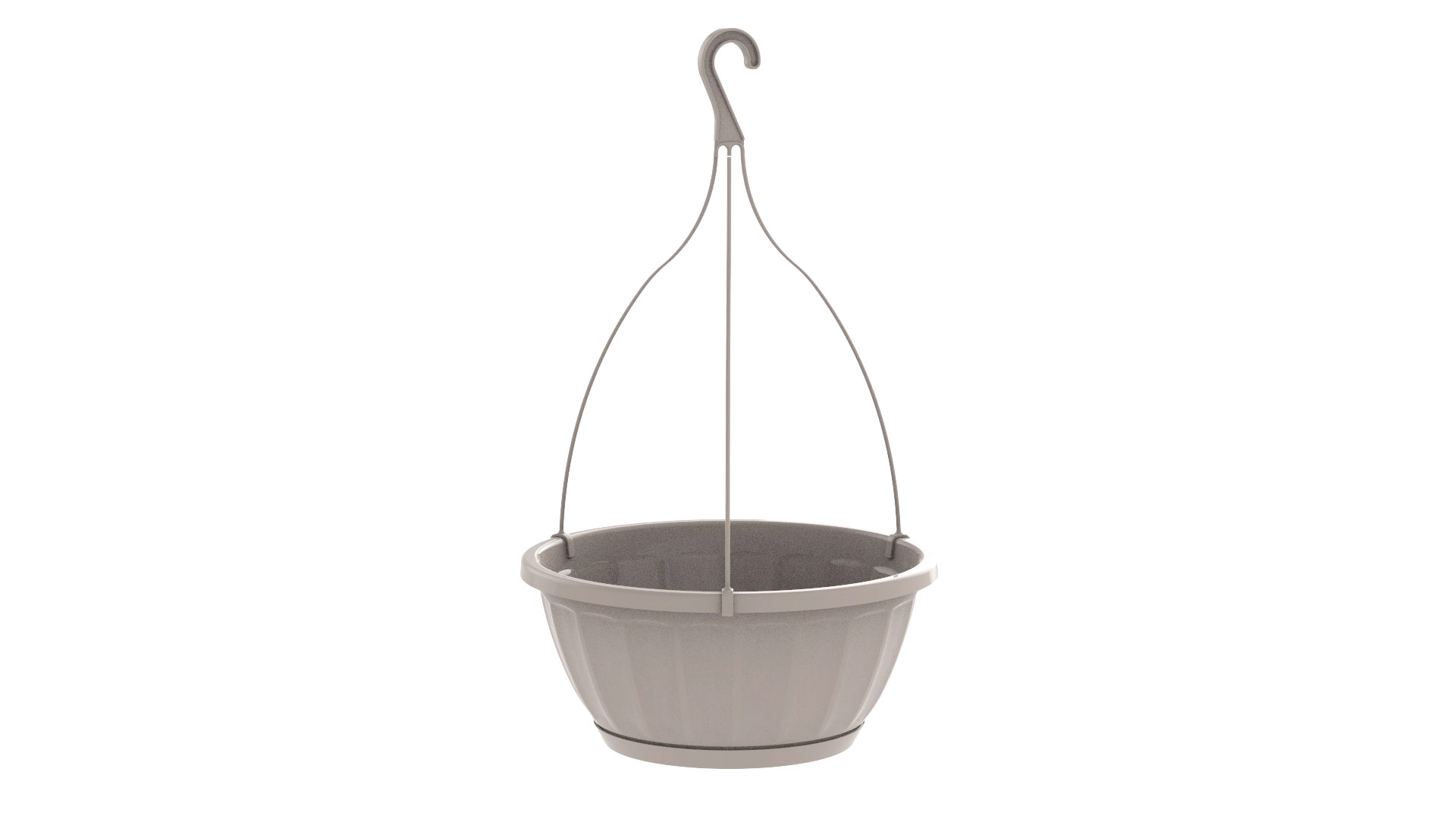 Vaso Cachepo Cuia Teto Gancho N28 Pp Palha 825 Uninjet