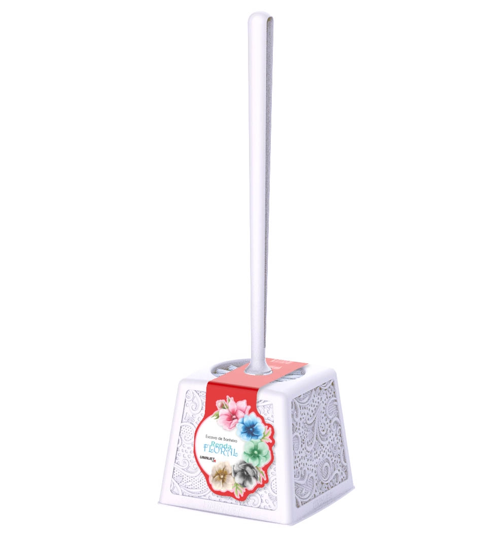 Escova Sanitaria Floral Pp 1074