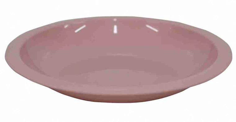 Prato Fundo Redondo Infantil Rosa 700ml 1244 Uninjet