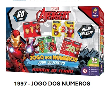 Jg Ed Marvel Jogo Dos Numeros H Ferro