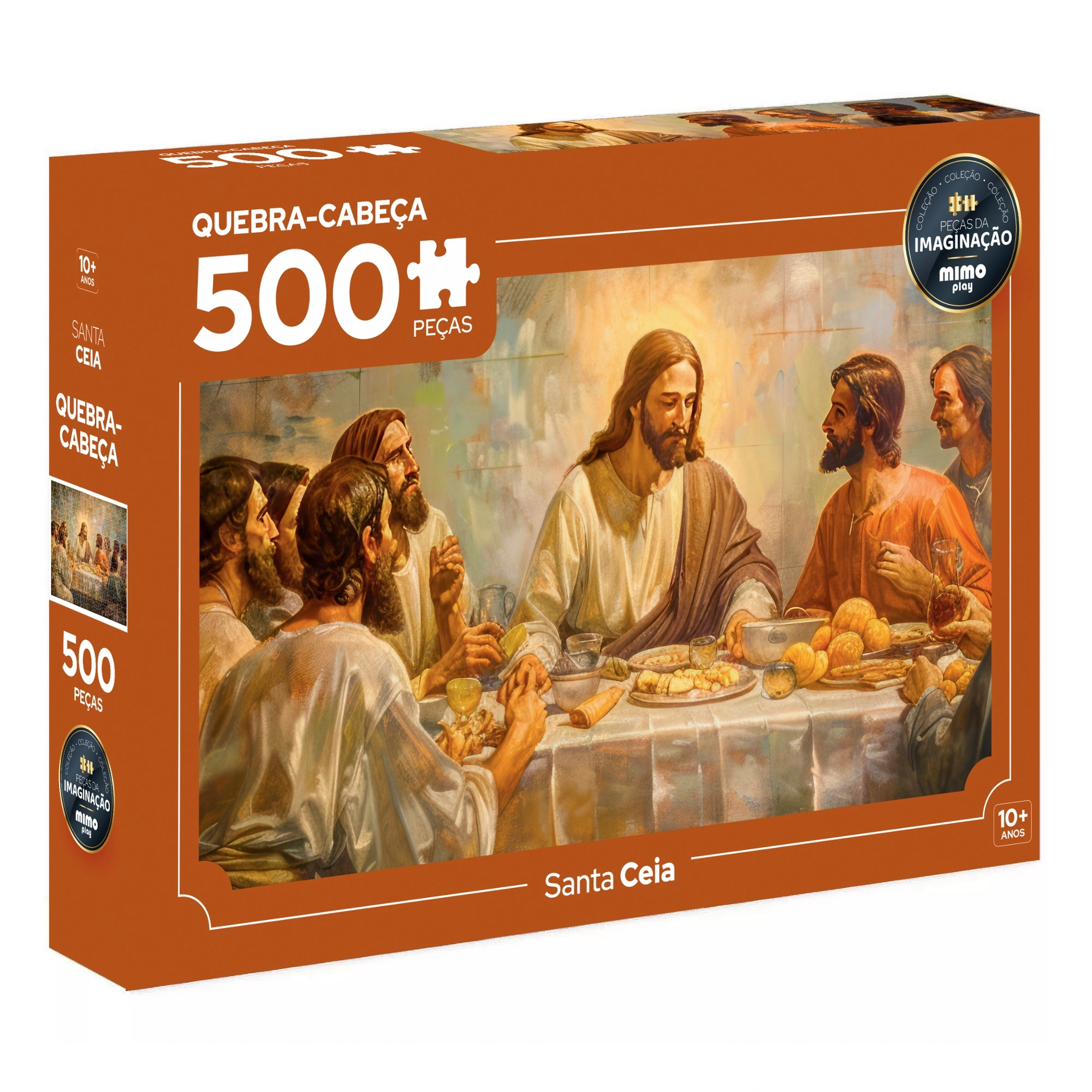 Quebra Cabeca Santa Ceia 500pc 2633 Mimo Toys
