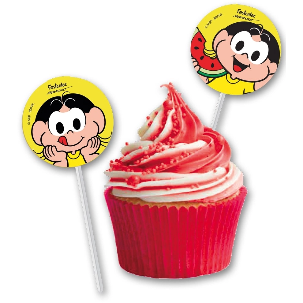 Bandeir P/doce Magali Melanc C/8 Festcolor