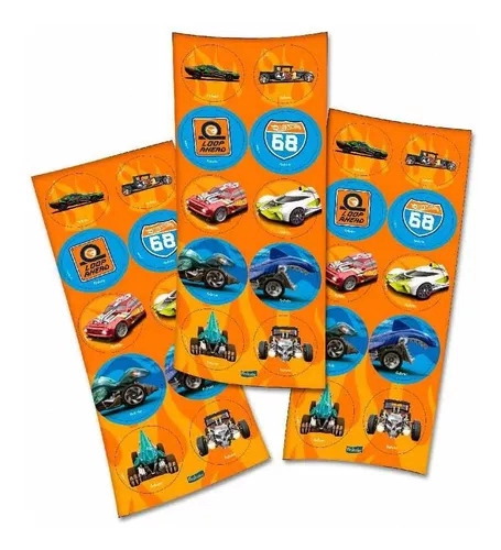 Adesivo Dec Hot Wheels 109087 30un Festcolor