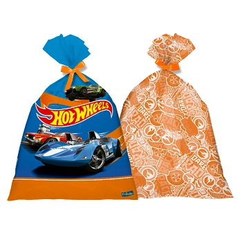 Sacola Plastica Hot Wheels 109110 8un Festcolor