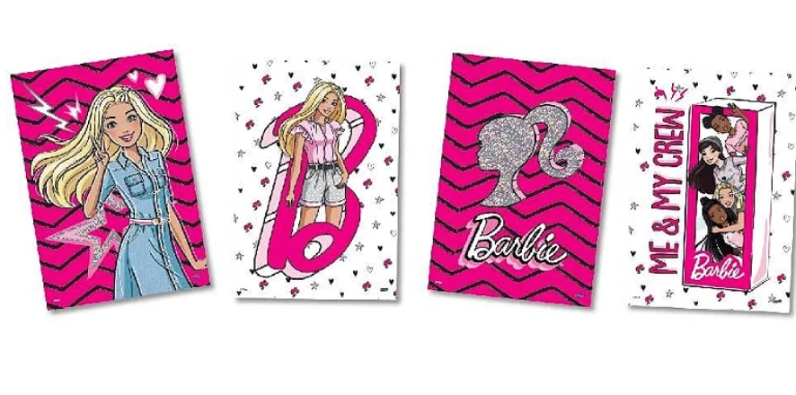Quadros Dec Barbie 109140 4un Festcolor