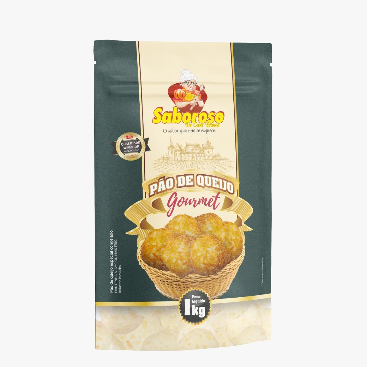 Pao De Queijo Cong. Gourmet Mini Lanche 20grs Emb 12x1