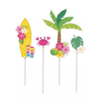 Topo De Bolo Festa Havaiana Cromus