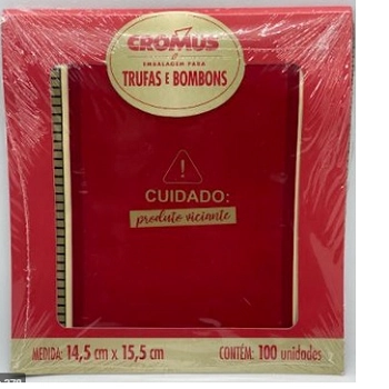 Emb Trufa Prod Viciante Verm 14,5x15,5 C.10 Un Cromus