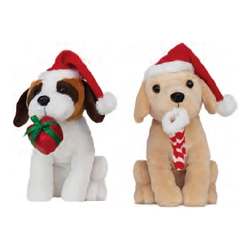 Cachorro Pelucia Cromus C/gorro E Cachecol Sort Clr
