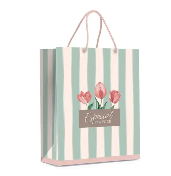 Sacola Premium Dec G 34x15,5x38cm Cromus