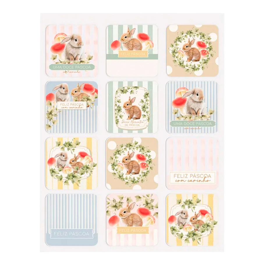Cartela Adesiva Breeze 14x19cm 12un 18100183 Cromus