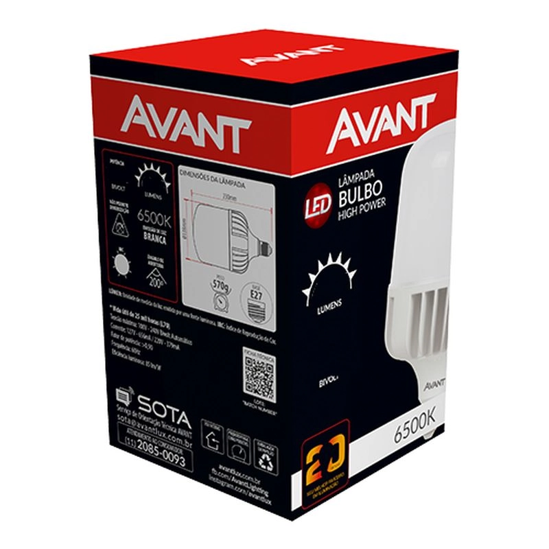 Lamp High Power 50w 65k Avant Unidadeavant