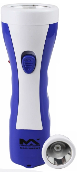 Lanterna Max 1 Led Recaregavel Ref 3368