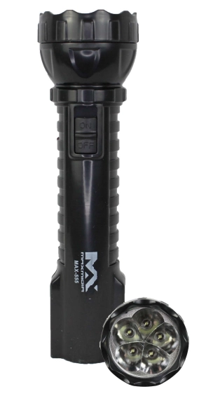 Lanterna Recarregavel 5 Led 19cm Max 555 Dynasty