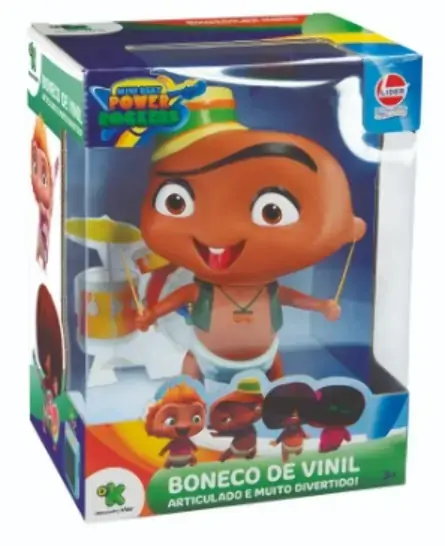 Boneco Vinil Mini Beat Power Rockers Ref 2737 Lider