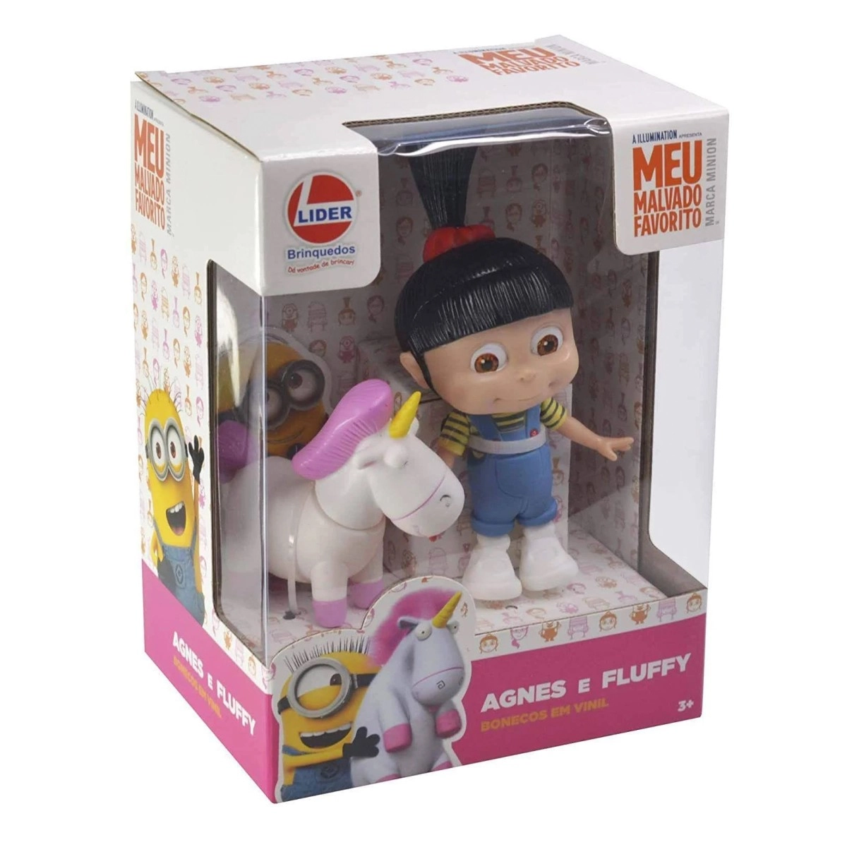 Boneco Vinil Meu Malvado Favorito Agnes 2857 Lider