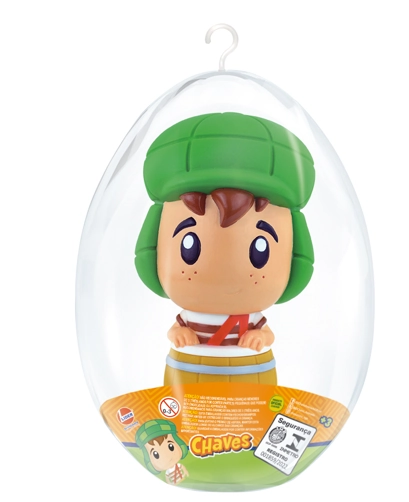 Brinq Boneco Chaves Barril No Ovo Und