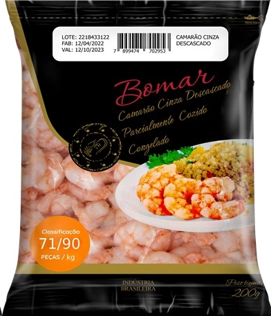 Camarao Bomar 200g Cozido