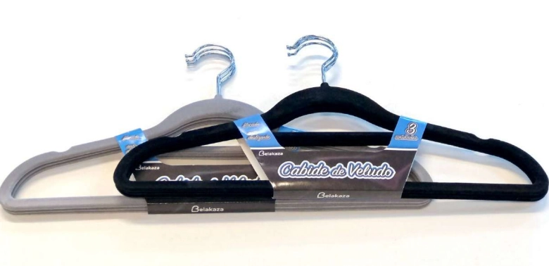 Cabide Veludo 41.5cm 3pcs Belakaza