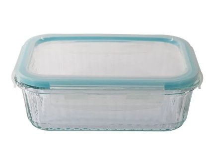Pote De Vidro Retangula